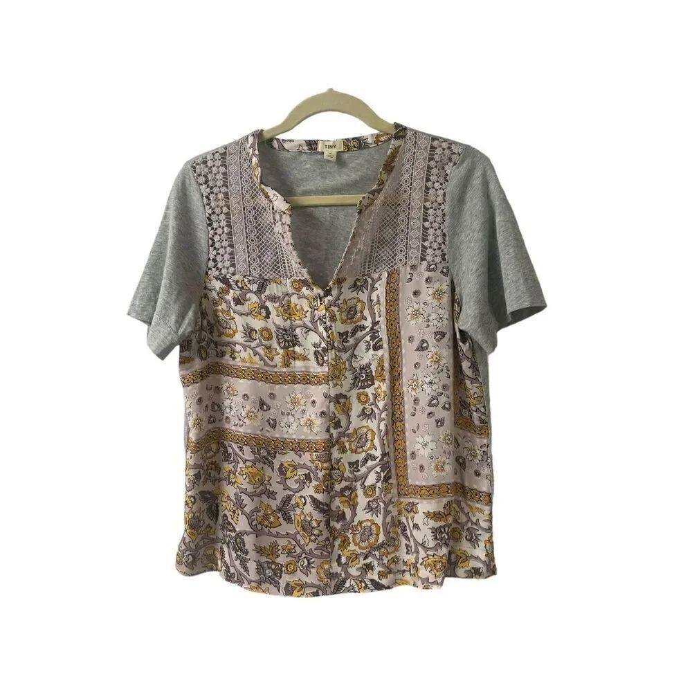Anthropologie top by Tiny paisley floral print Small